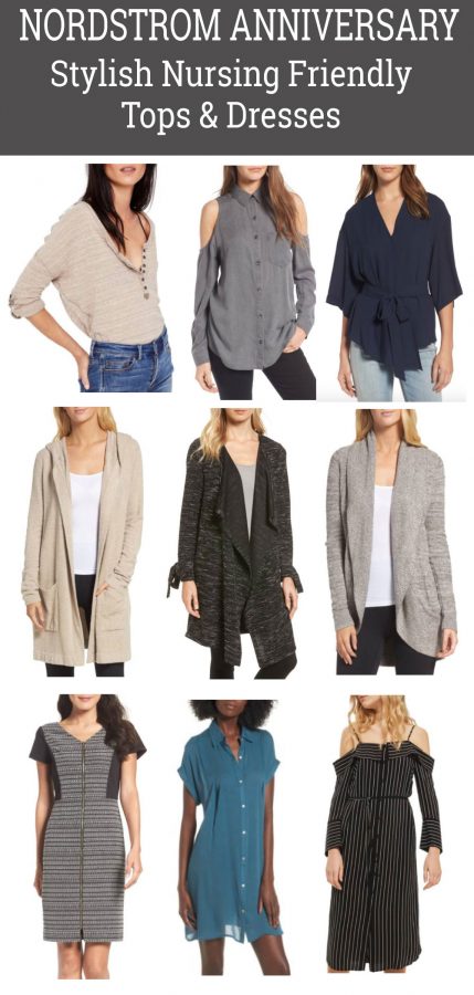 stylish nursing friendly tops and dresses