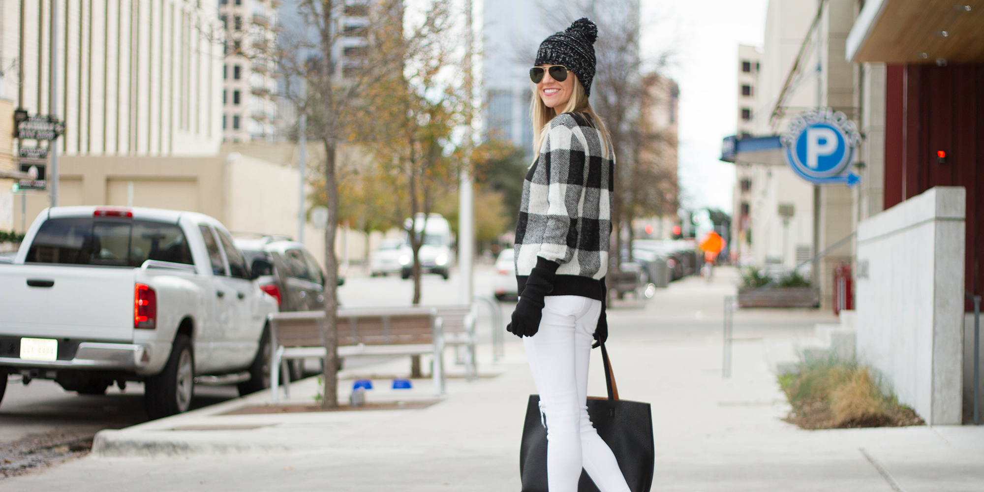 buffalo plaid sweater