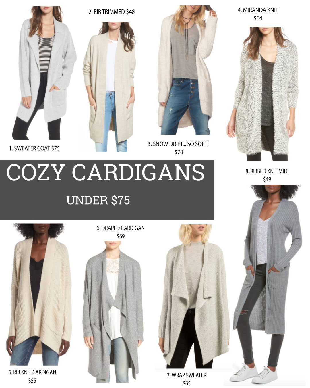 Tops to wear under hot sale cardigans