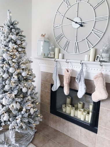 Blush Pink Christmas Decor and Christmas Pajamas- Life By Lee