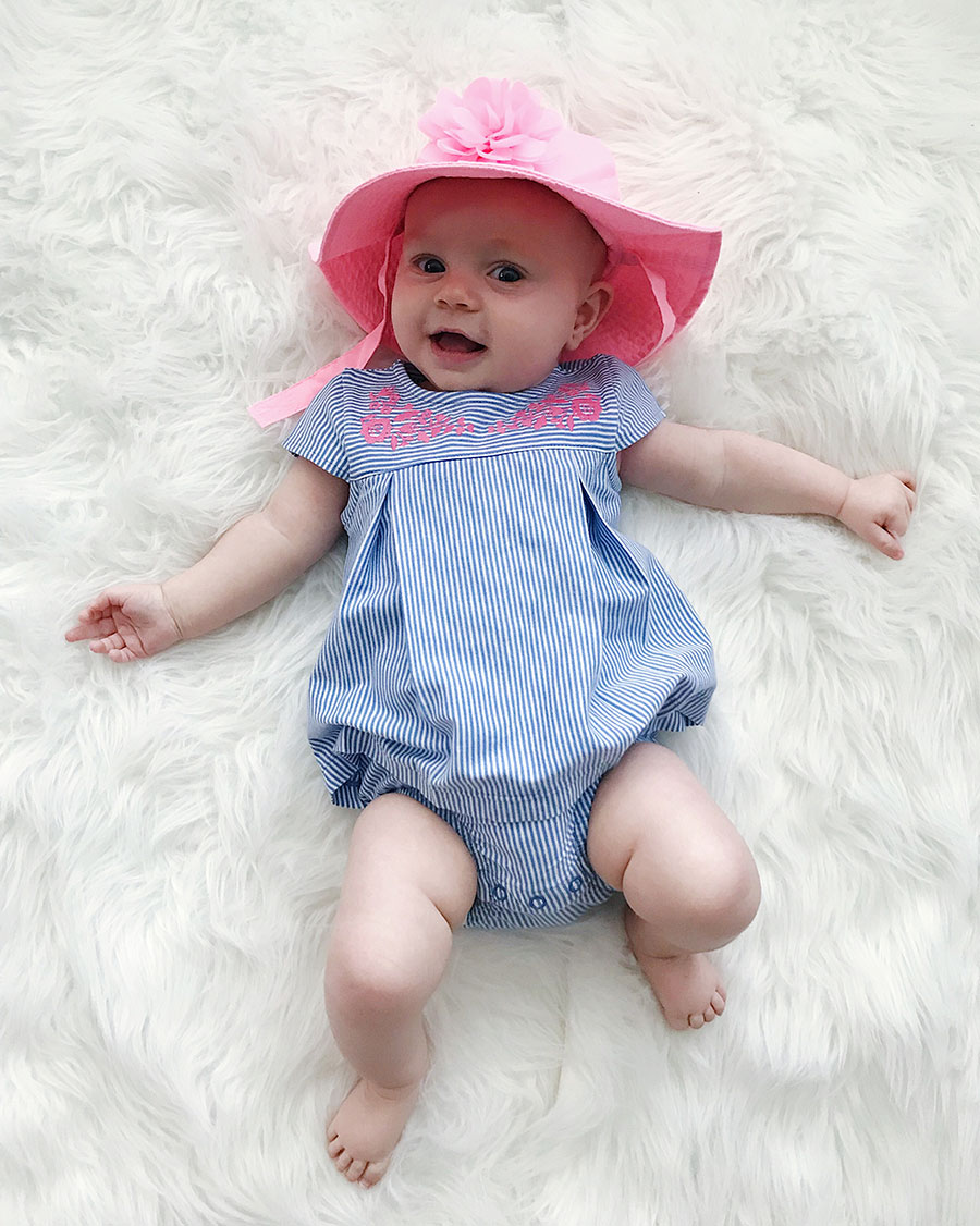 Carters baby store sun hat