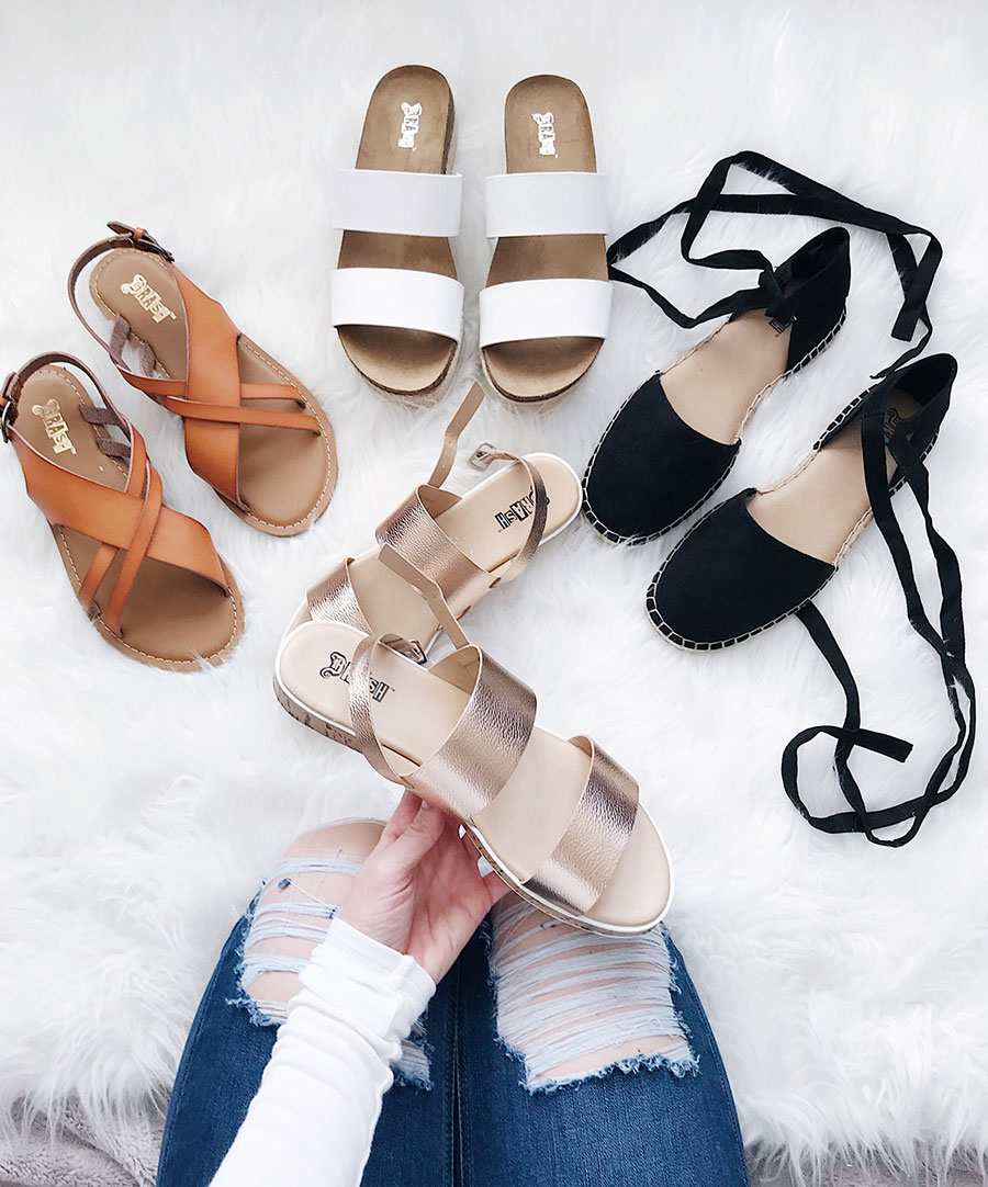 THE PERFECT SANDALS FOR SPRING AND SUMMER 