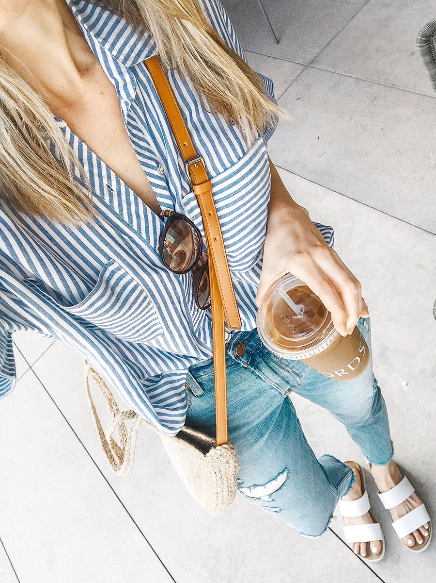Socialite Striped Top 