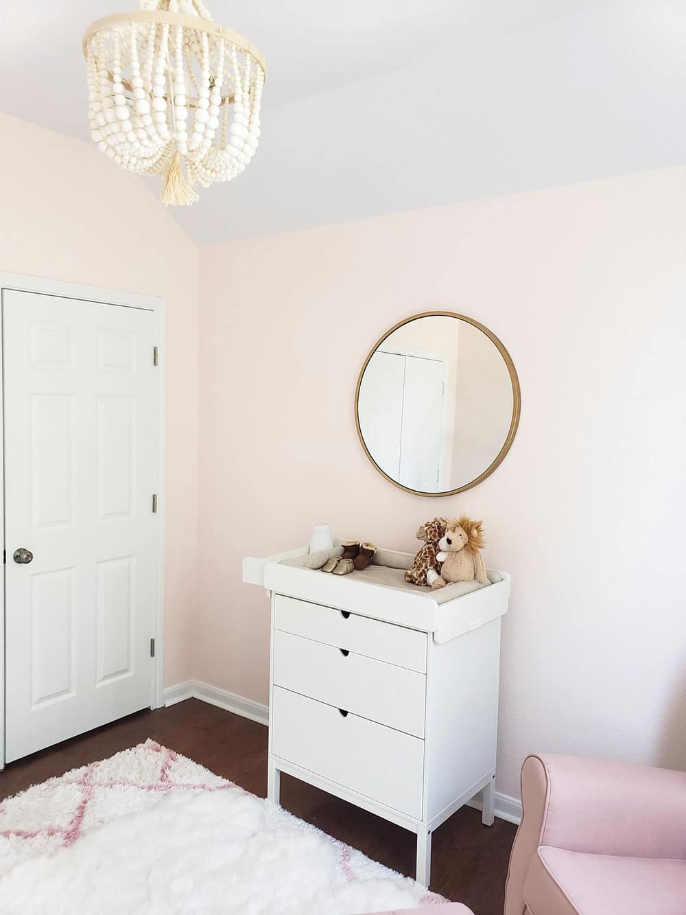 Blush Pink Nursery Tour 