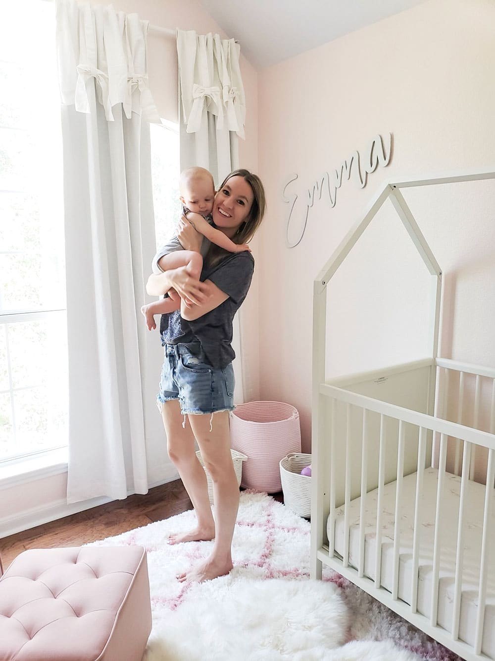 Blush Pink Nursery Tour 