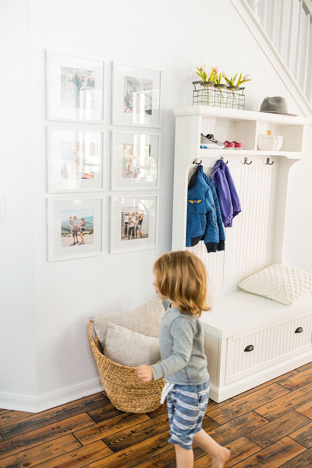 hall tree entryway