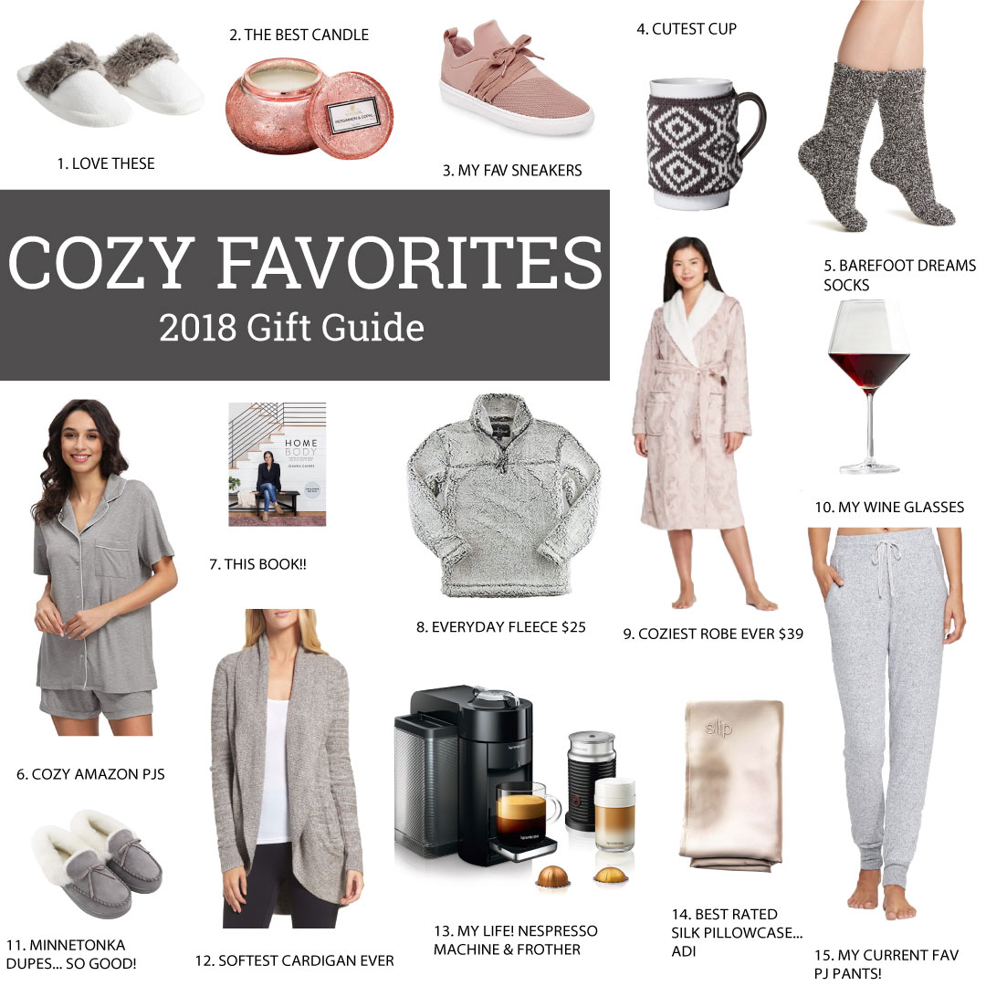 Gift Guide 2018 Cozy Favorites