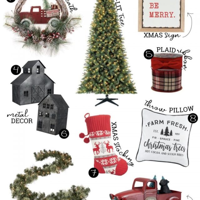 farmhouse holiday decor