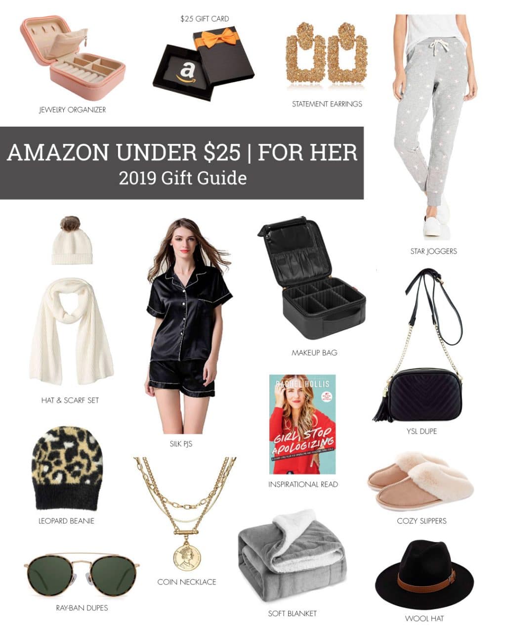 Holiday Gift Guide 2019: GIFTS UNDER $25 (Her, Him & Kids