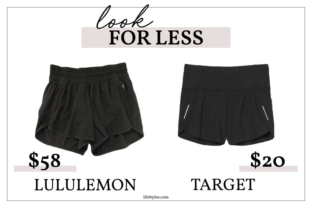 look for less target shorts